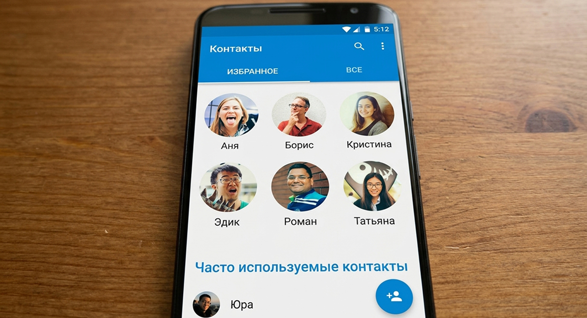 Главный экран после настройки